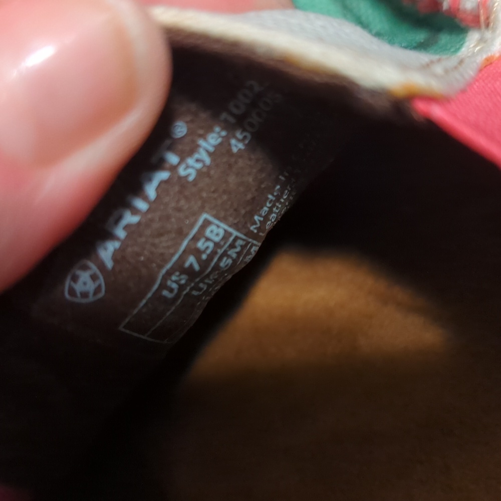 Ariat cactus loafers new try on wear only. - Picture 5 of 5